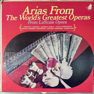 Various – Arias From The World's Greatest Operas