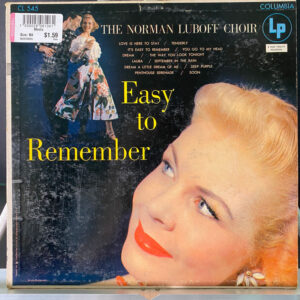 The Norman Luboff Choir* – Easy To Remember