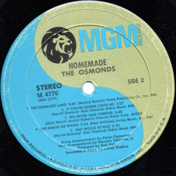 The Osmonds – Homemade - Image 3